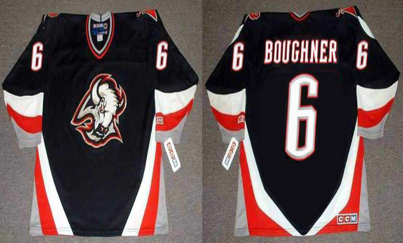 2019 Men Buffalo Sabres #6 Boughner black CCM NHL jerseys